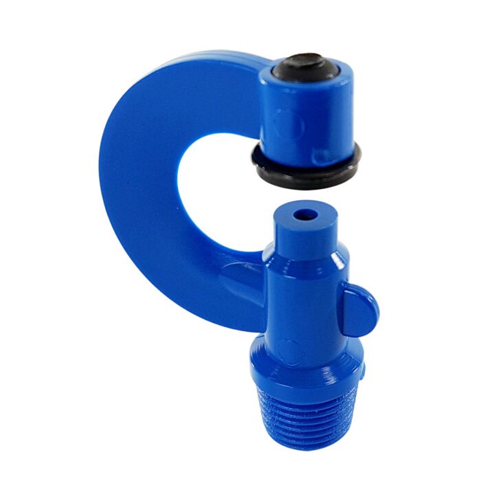 VDL boogsproeier, nylon, blauw, 3/8" WW, 225 l/uur