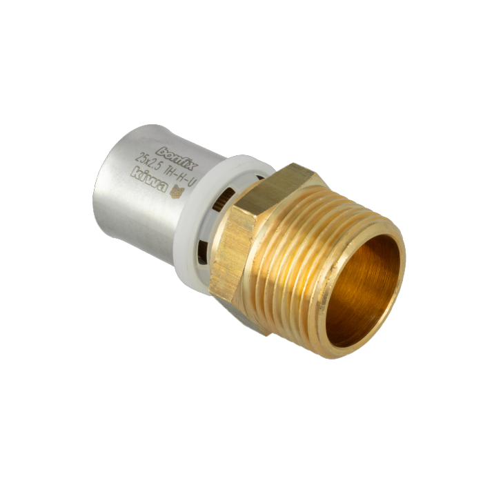 Bonfix Alu-pers koppeling buitendraad 25 mm x 1"