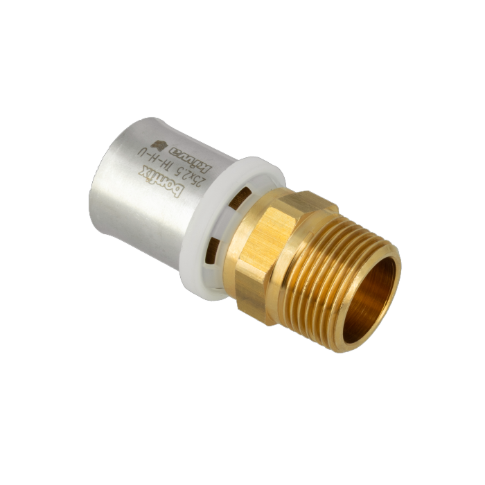 Bonfix Alu-pers koppeling buitendraad 25 mm x 3/4"