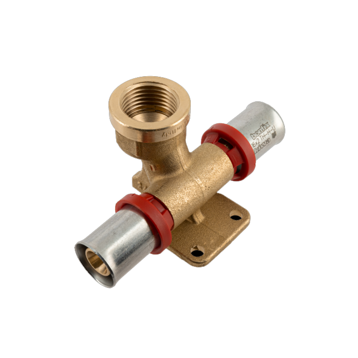 Bonfix Alu-pers muurplaat doorlopend 16 mm x 1/2"