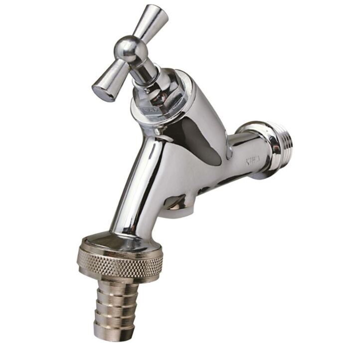 Raminex beluchterkraan met keerklep slangwartel 3/4 KIWA