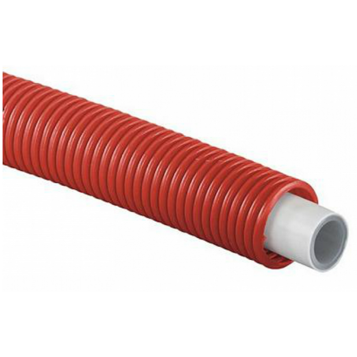 Uponor Uni Pipe PLUS in mantelbuis Rood Uponor Uni Pipe PLUS in mantelbuis Rood