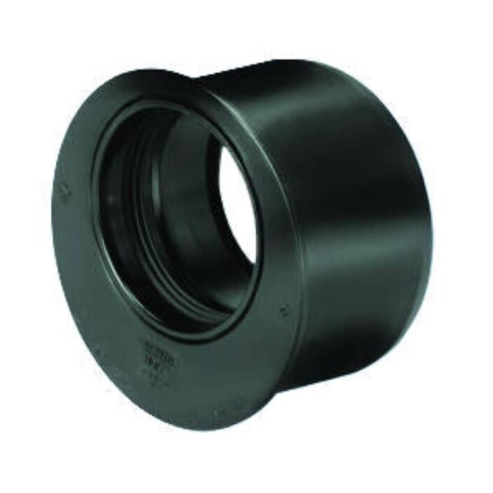 PP verloopring excentrisch zwart 160 mm x 125 mm