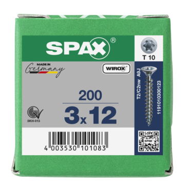 Spax spaanplaatschroeven T-STAR verzinkt voldraad