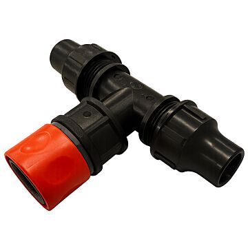 Druppelslang startkoppeling T-stuk Gardena slangstuk