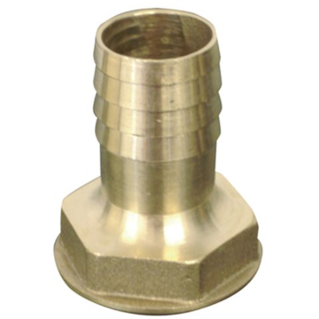 Messing slangtule 6-kant buitendraad 1/2" x 13 mm